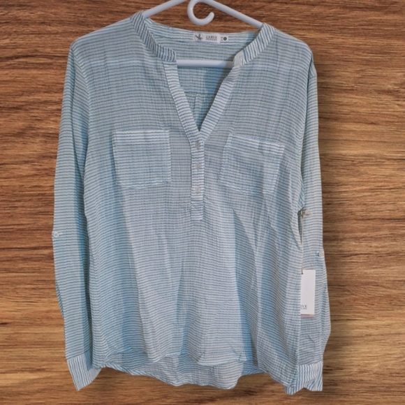 Carve Designs Dylab Gauze Shirt - Picture 5 of 6